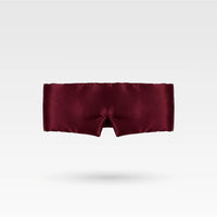 Regulējama zīda miega maska - Bordo