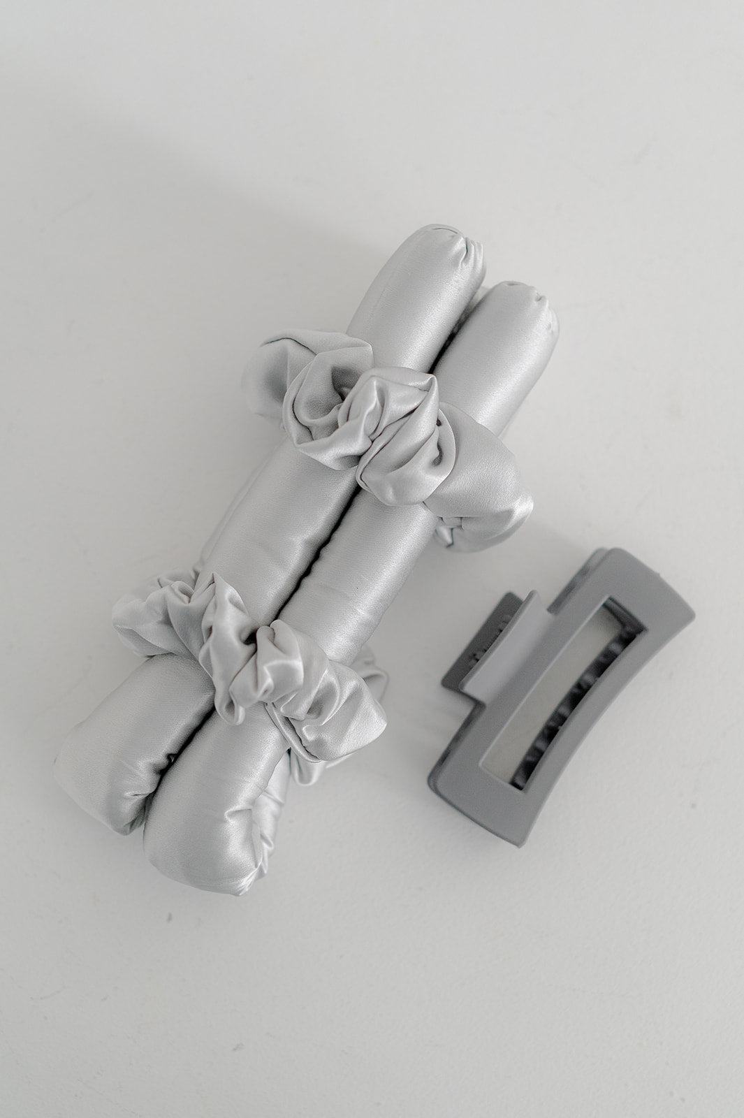Heatless Mulberry Silk Hair Curler - Stardust Silver