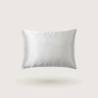 Stardust Silver silk pillowcase with envelope closure, 100% mulberry silk, 23 momme, 6A grade, OEKO-TEX certified – SilkWide
