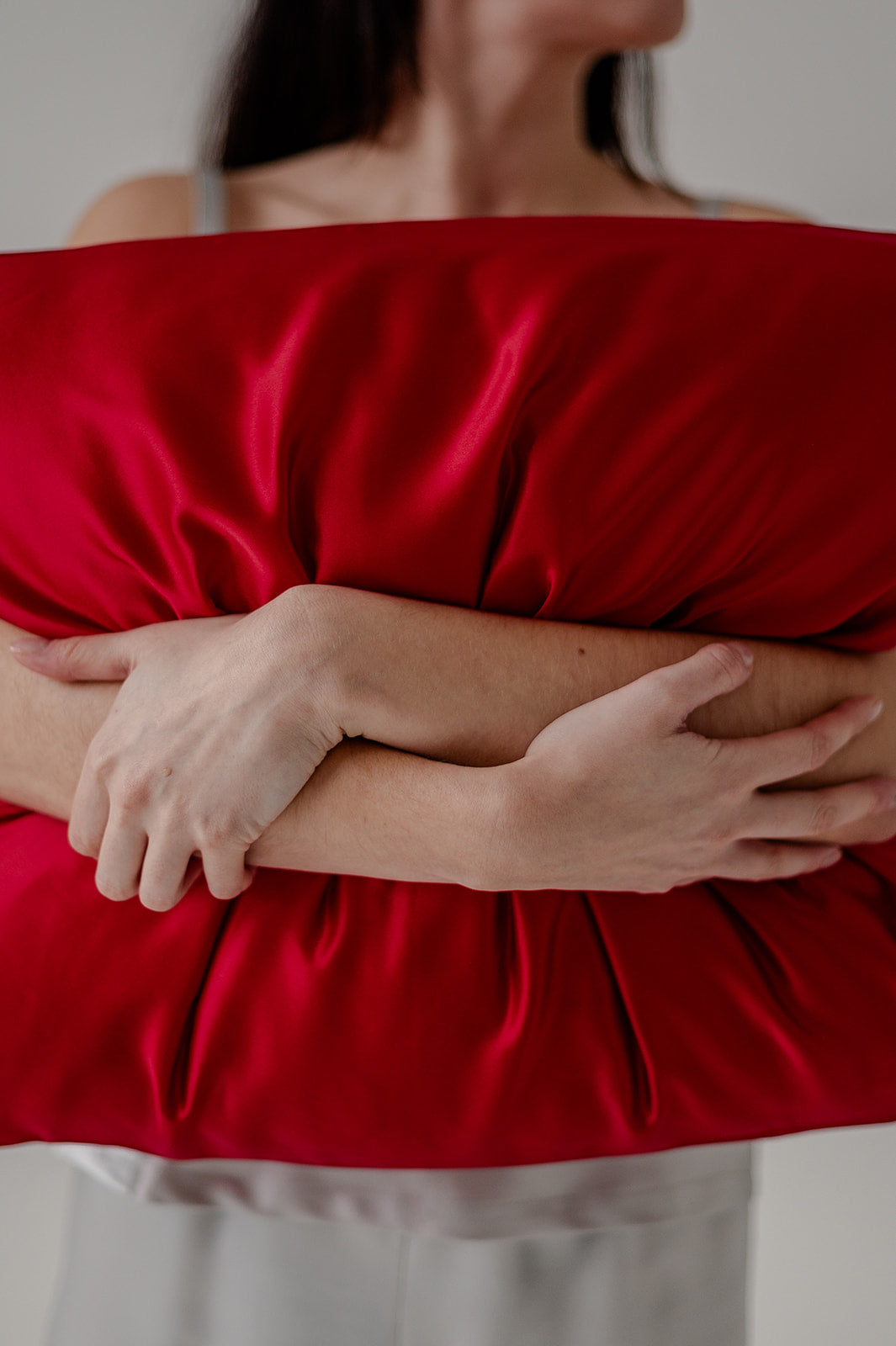 25 Momme Envelope Silk Pillowcase - Wine Red