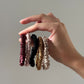 premium silk hair ties small size