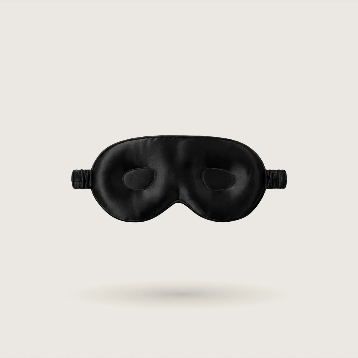 3D contoured LashProtect silk sleep mask in Midnight Black, protects eyelashes, 100% mulberry silk, 23 momme – SilkWide