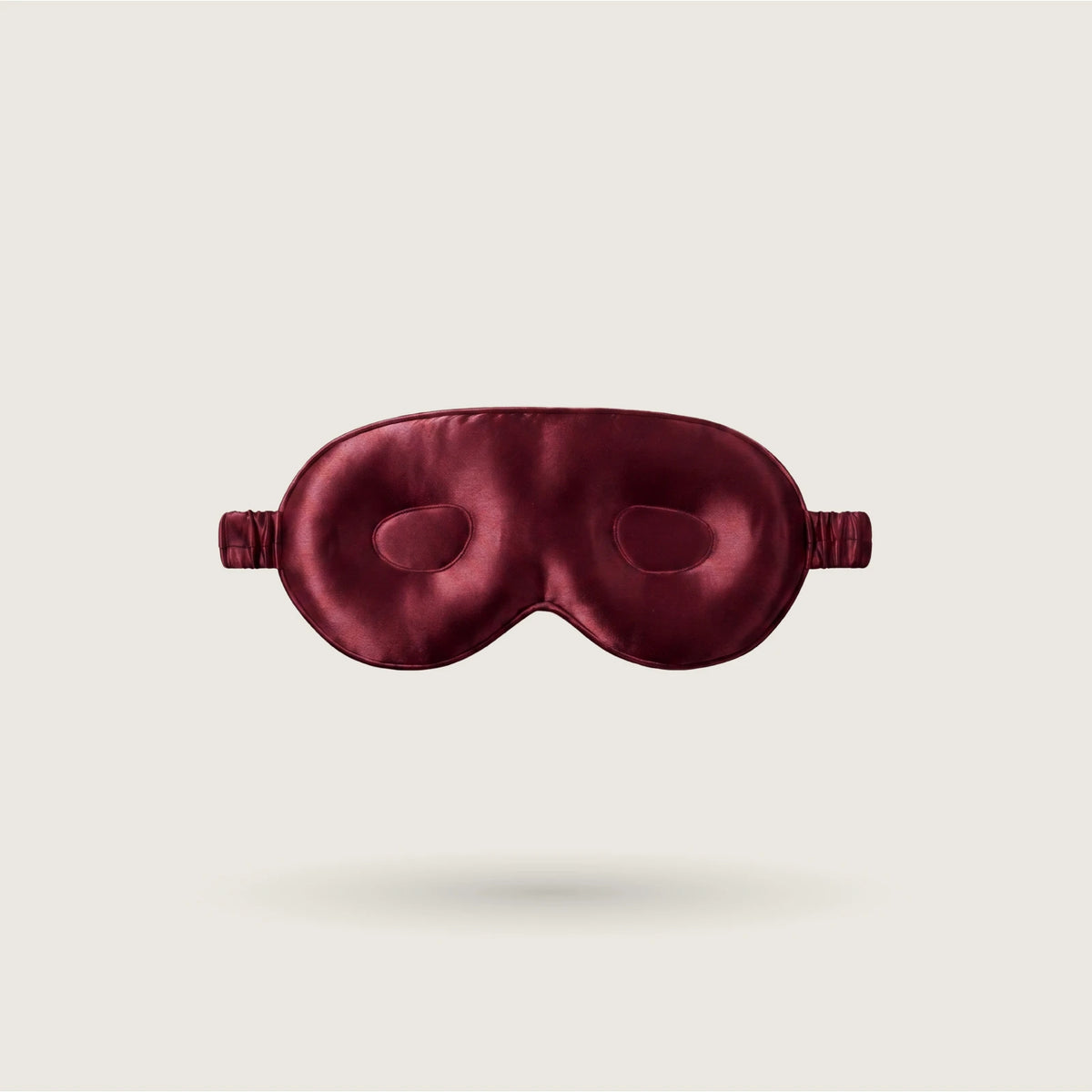 3D contoured LashProtect silk sleep mask in Bordeaux, protects eyelashes, 100% mulberry silk, 23 momme – SilkWide