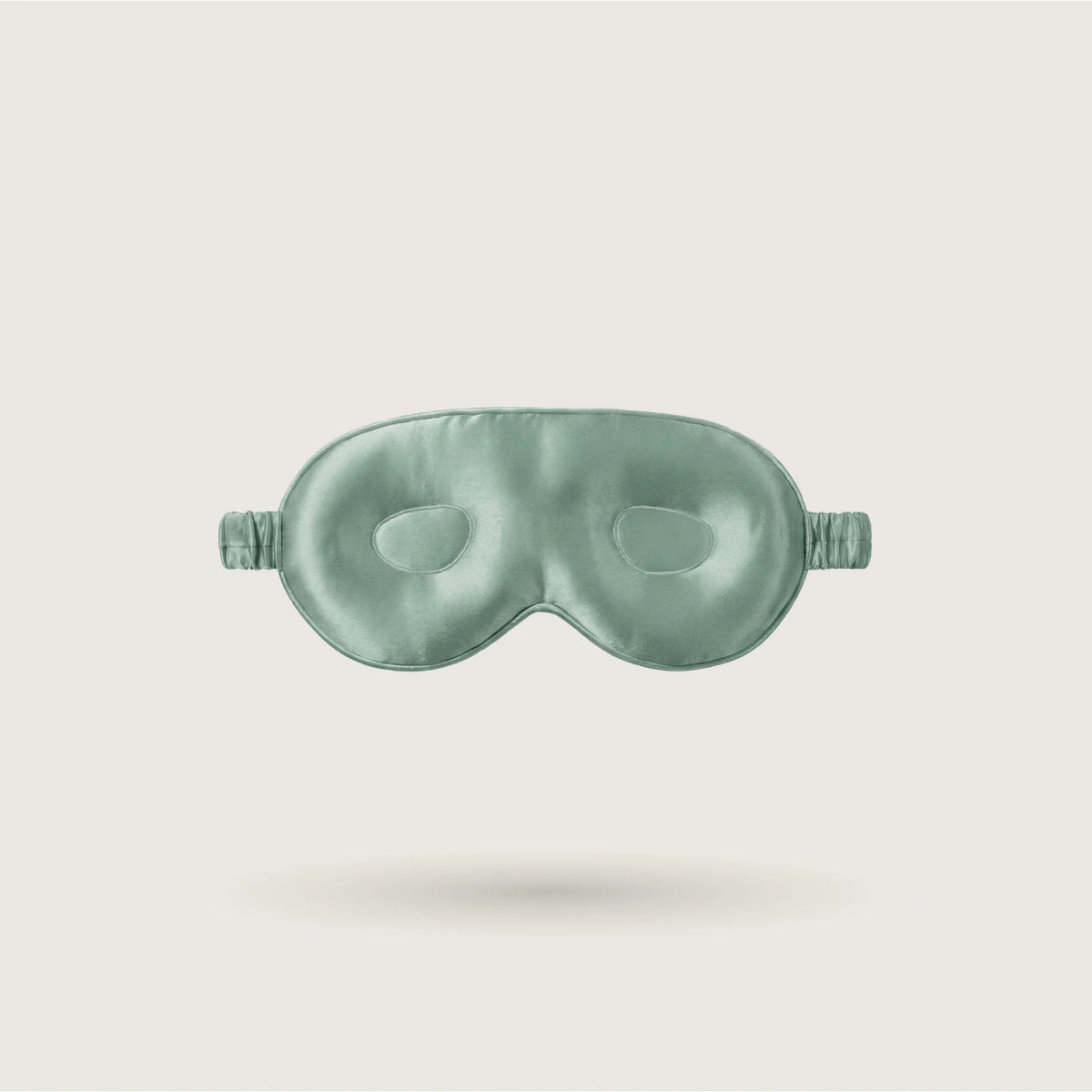 3D-konturierte LashProtect Seiden-Schlafmaske zum Schutz der Wimpern, Farbe: Mintgrün, 100 % Maulbeerseide, 23 Momme – SilkWide