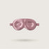3D contoured LashProtect silk sleep mask in Pale Mauve, protects eyelashes, 100% mulberry silk, 23 momme – SilkWide