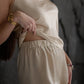 Pure Mulberry Silk Shorts - Golden Champagne