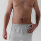 Men's Mulberry Silk Shorts - Stardust Silver