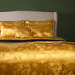 Jacquard Silk Duvet Cover Set - Ada Gold