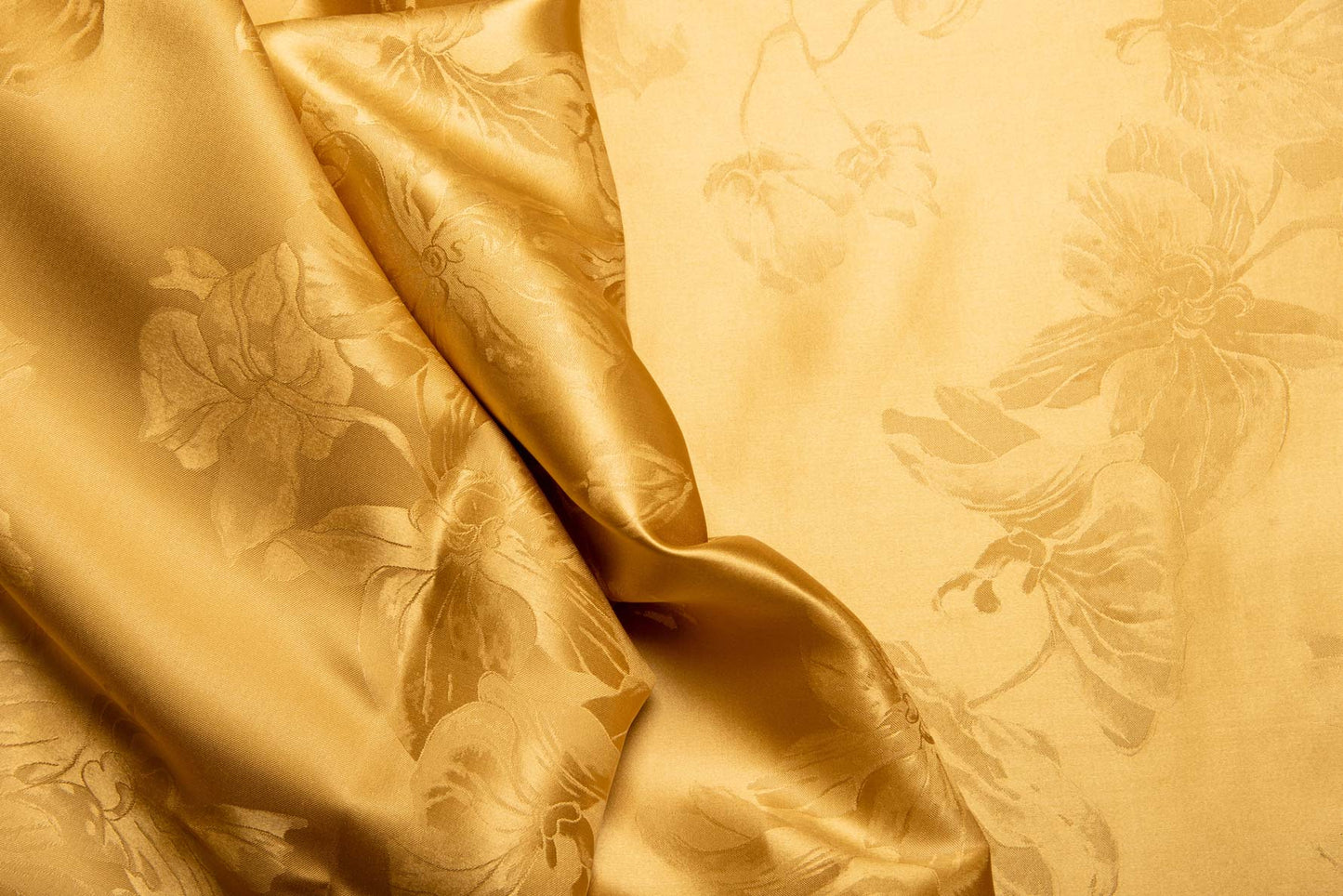 Jacquard Silk Duvet Cover Set - Ada Gold