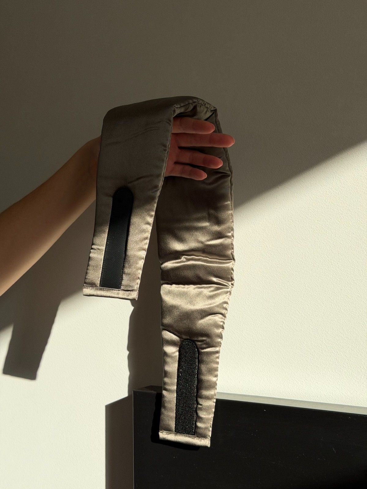 adjustable large silk sleep mask for any head size