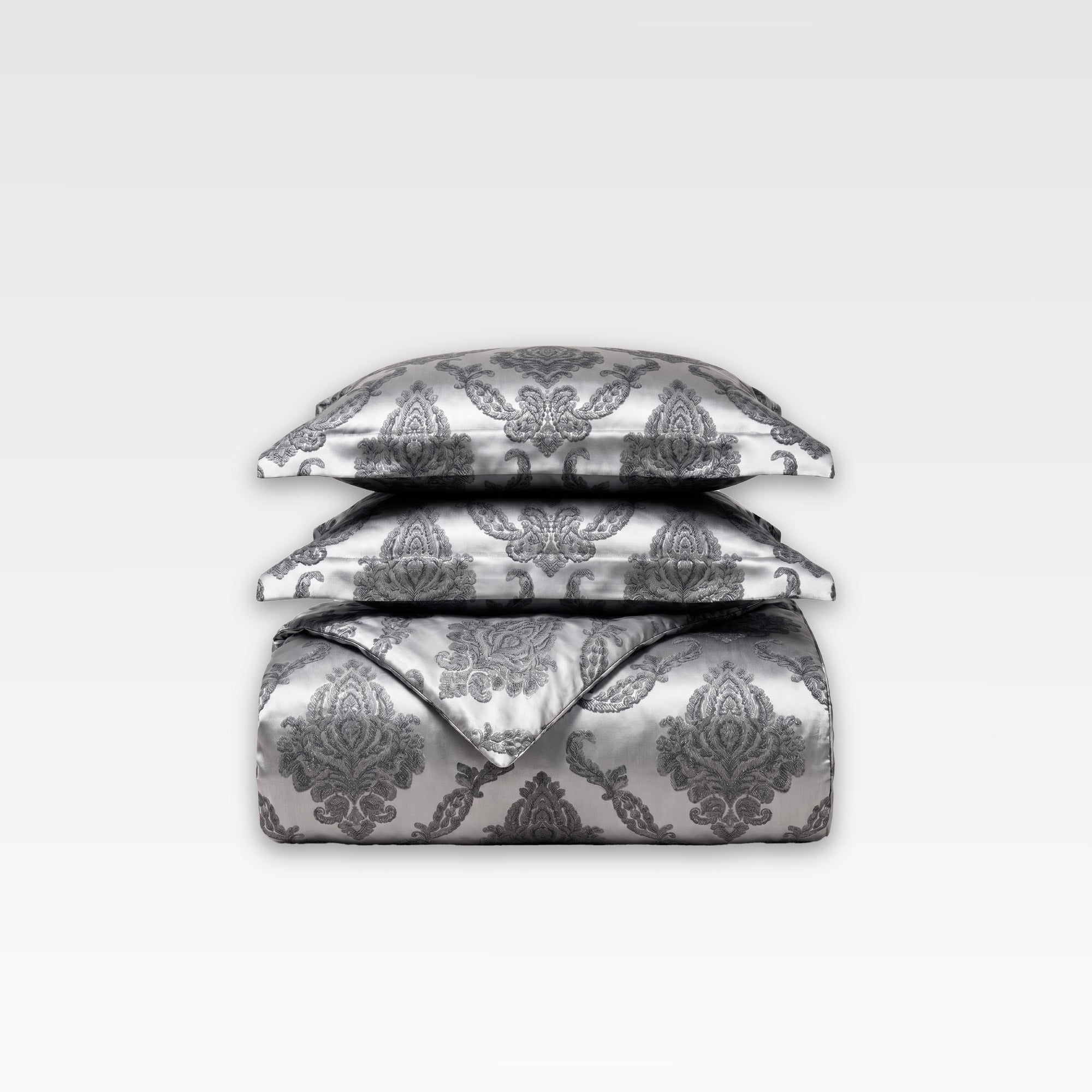 Jacquard Silk Duvet Cover Set - Aviano