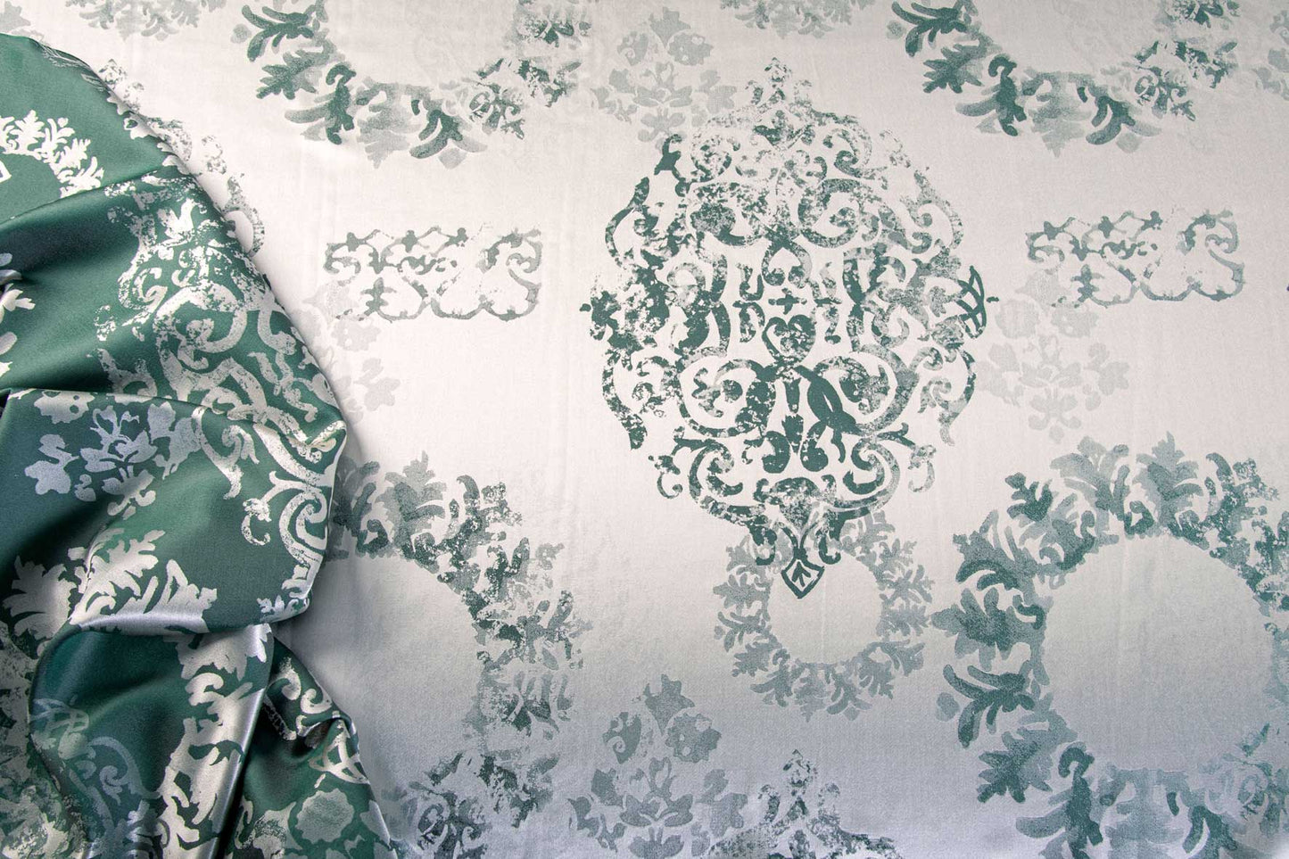 Juego de cama de lujo de seda jacquard - Belmonte Pinie