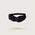 Casual twisted knot silk headband in Midnight Black, 100% mulberry silk, 23 momme, OEKO-TEX certified – SilkWide