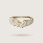 Casual twisted knot silk headband in Golden Champagne, 100% mulberry silk, 23 momme, OEKO-TEX certified – SilkWide