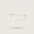 Casual twisted knot silk headband in Moon Pearl, 100% mulberry silk, 23 momme, OEKO-TEX certified – SilkWide