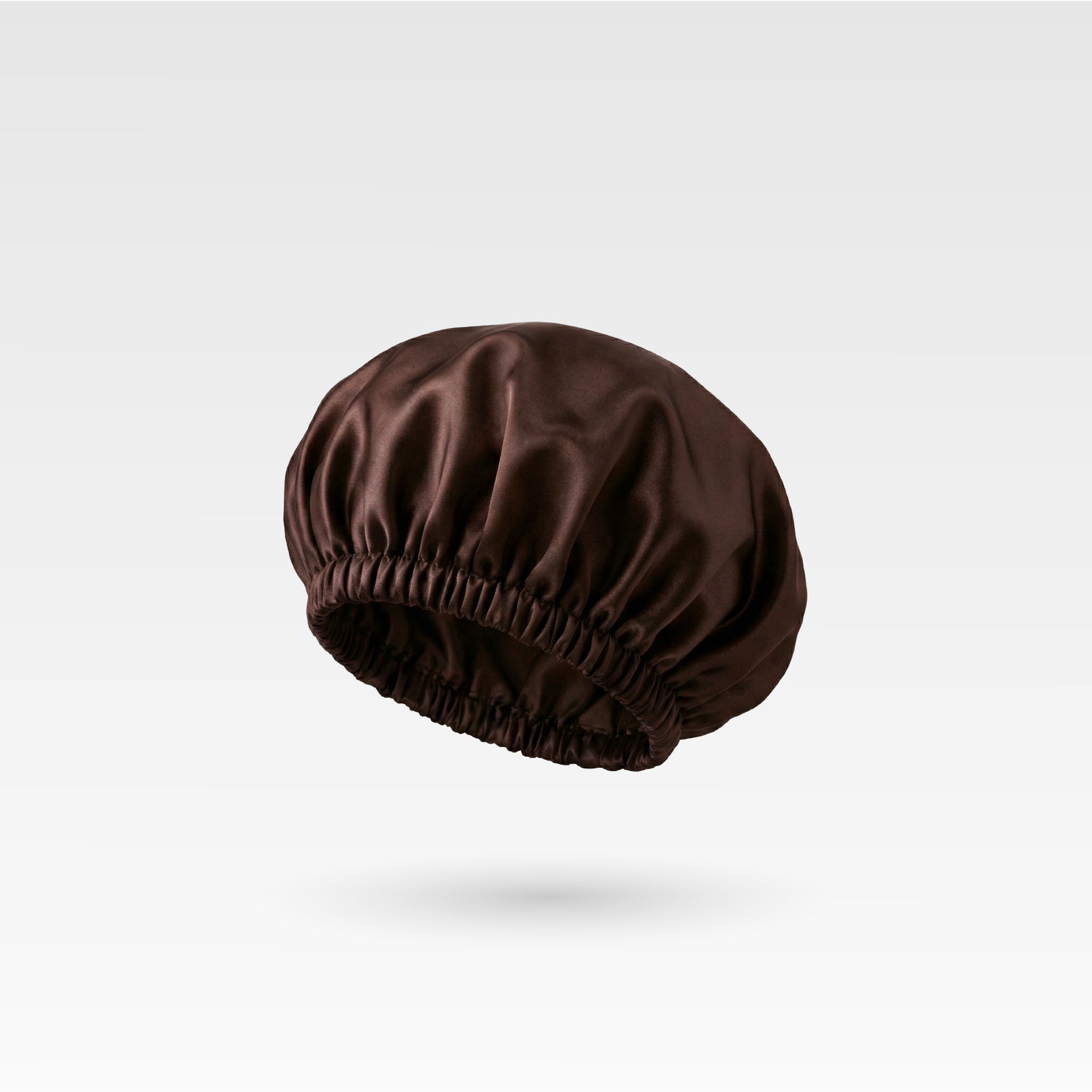 Premium Classic Silk Bonnet – Choco Brown – SilkWide