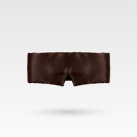Premium Large Silk Sleep Mask - Choco Brown