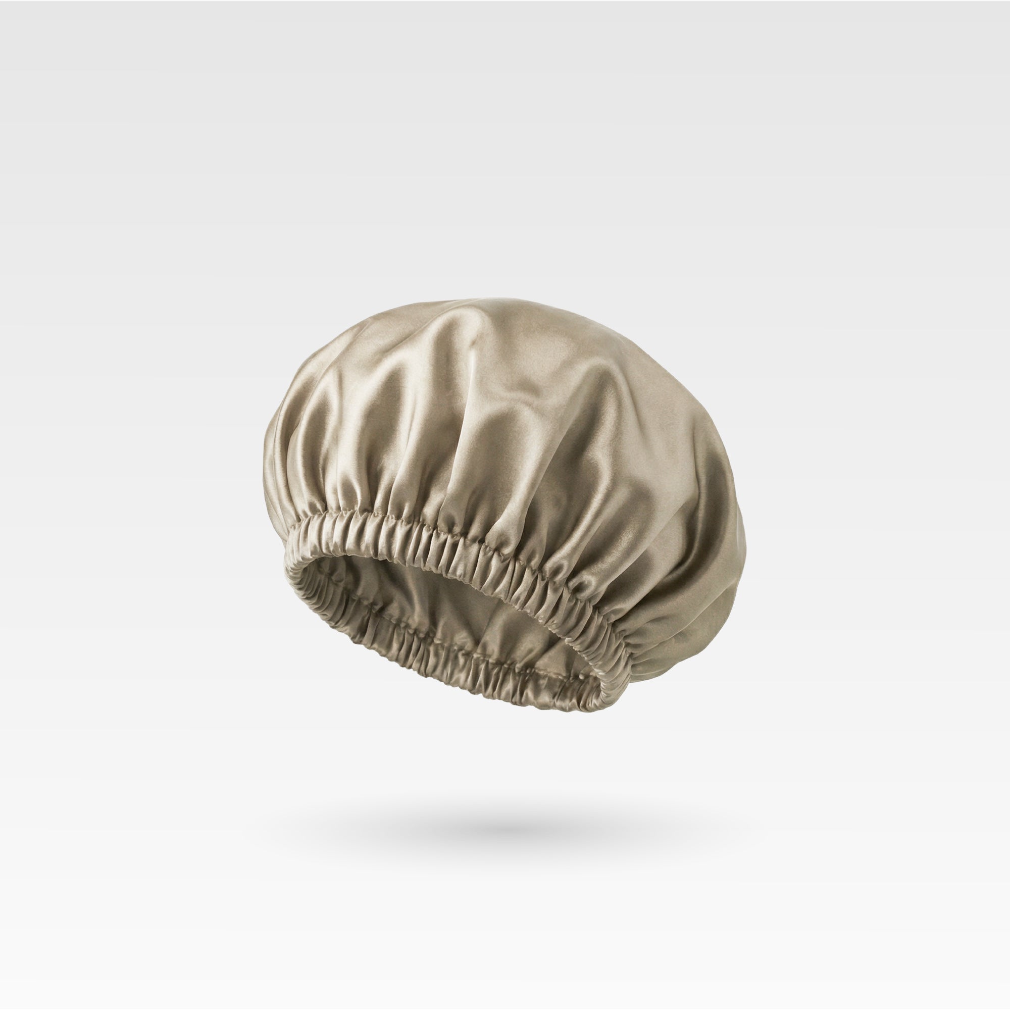 Gorro de seda clásico premium - Caqui