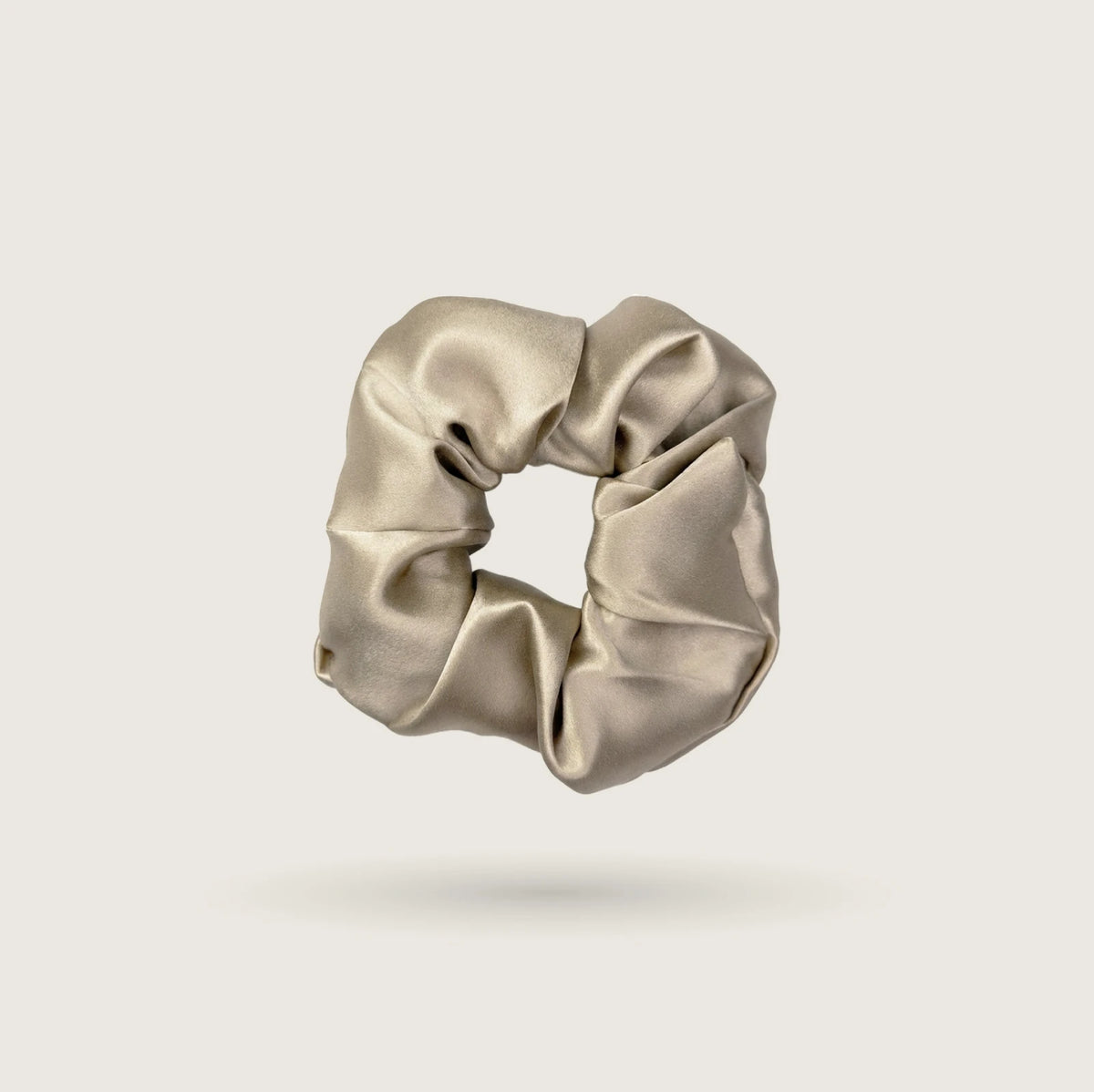 Large Desert Dune silk scrunchie, 6 cm wide, made of 100% mulberry silk, 23 momme, OEKO-TEX certified – SilkWide