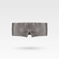 premium quality large adjustable mulberry silk sleep mask in ash gray color