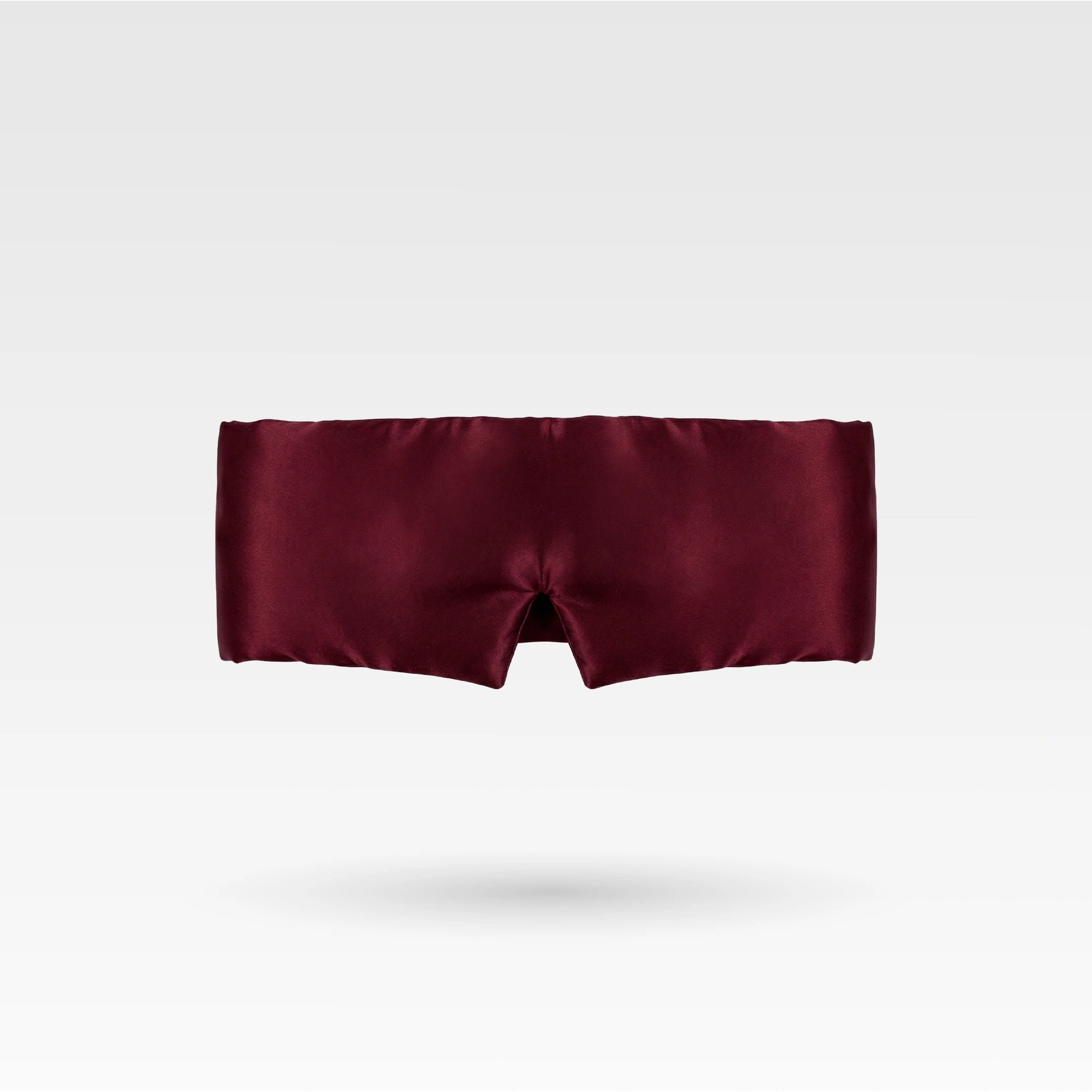 Большая шелковая маска для сна - Бордо