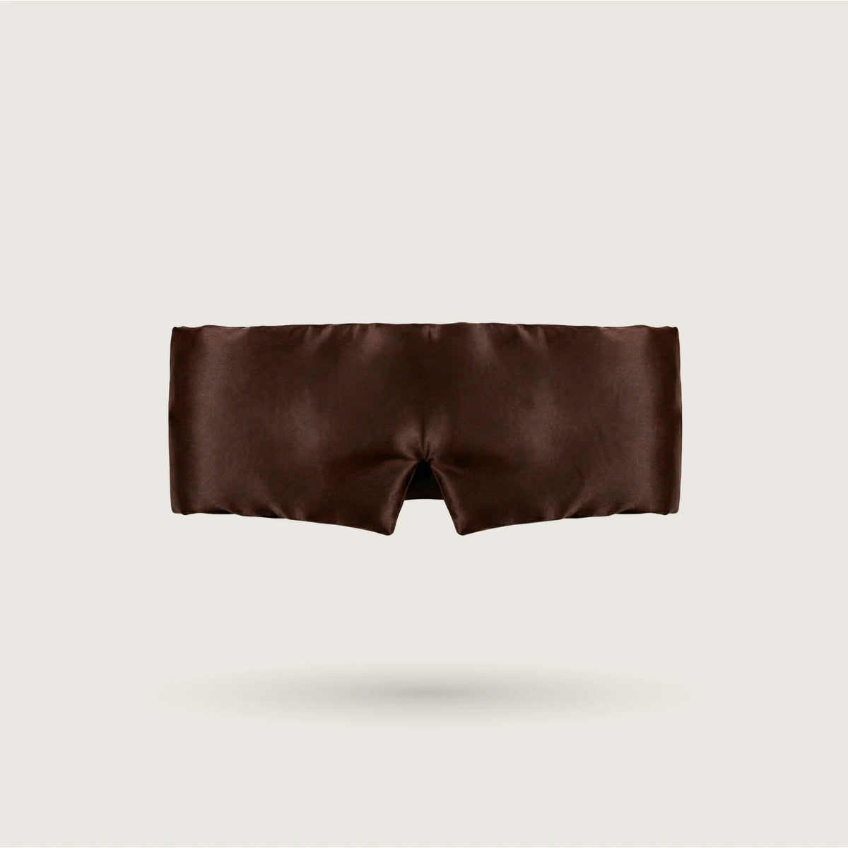 Large Choco Brown silk sleep mask with adjustable strap, 100% mulberry silk, 23 momme, OEKO-TEX certified – SilkWide
