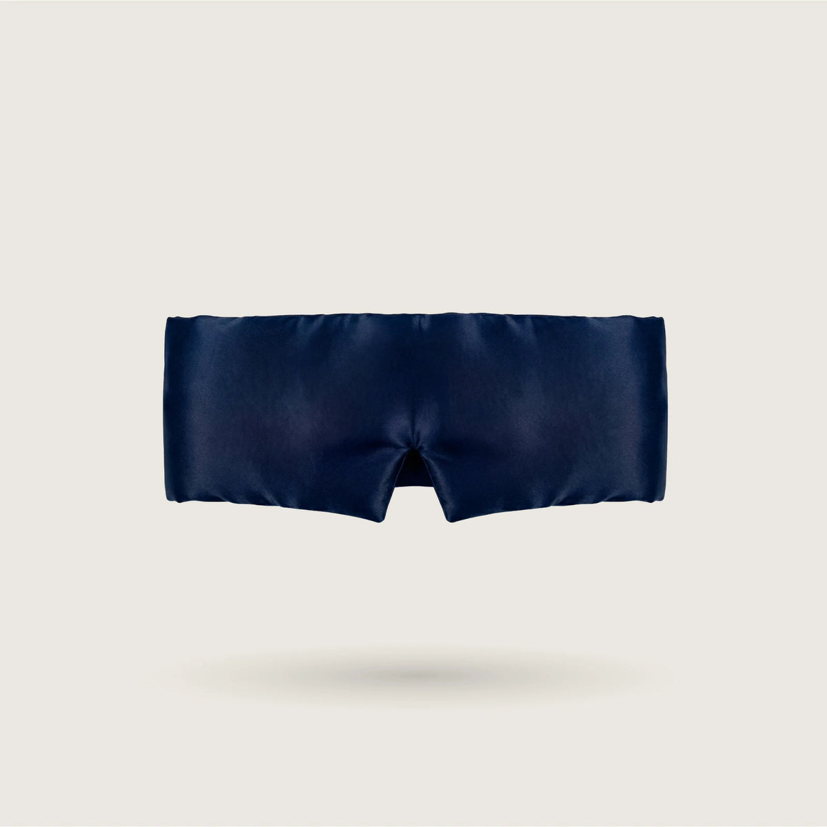 Large Deep Navy silk sleep mask with adjustable strap, 100% mulberry silk, 23 momme, OEKO-TEX certified – SilkWide
