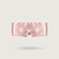 Large Soft Pink silk sleep mask with adjustable strap, 100% mulberry silk, 23 momme, OEKO-TEX certified – SilkWide