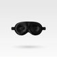 lashes protecting premium silk sleep mask for women in black color