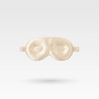 Premium LashProtect Silk Sleep Mask - Golden Champagne