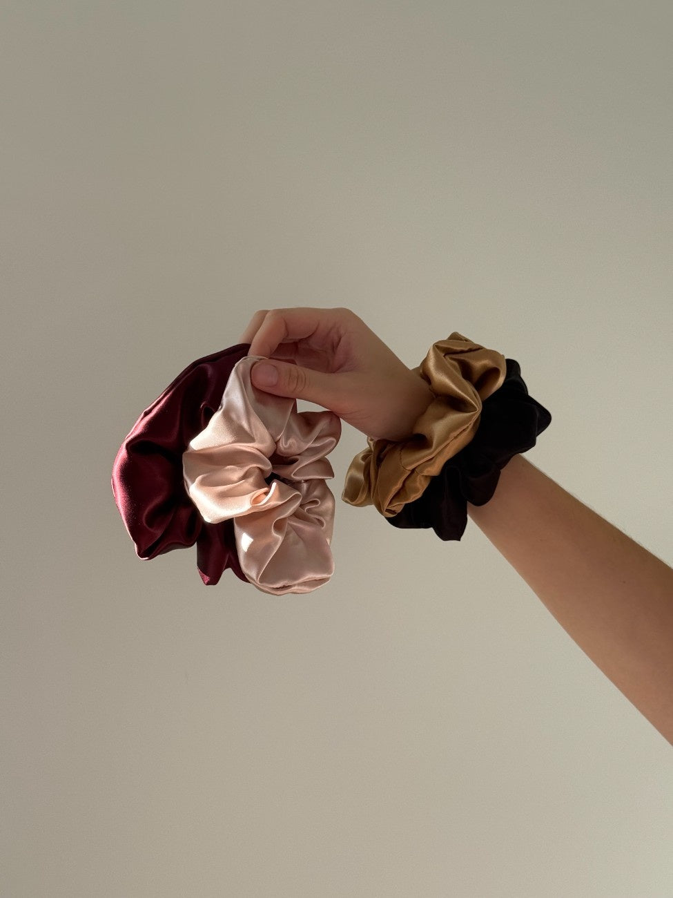 large mulberry silk scrunchies from silkwide