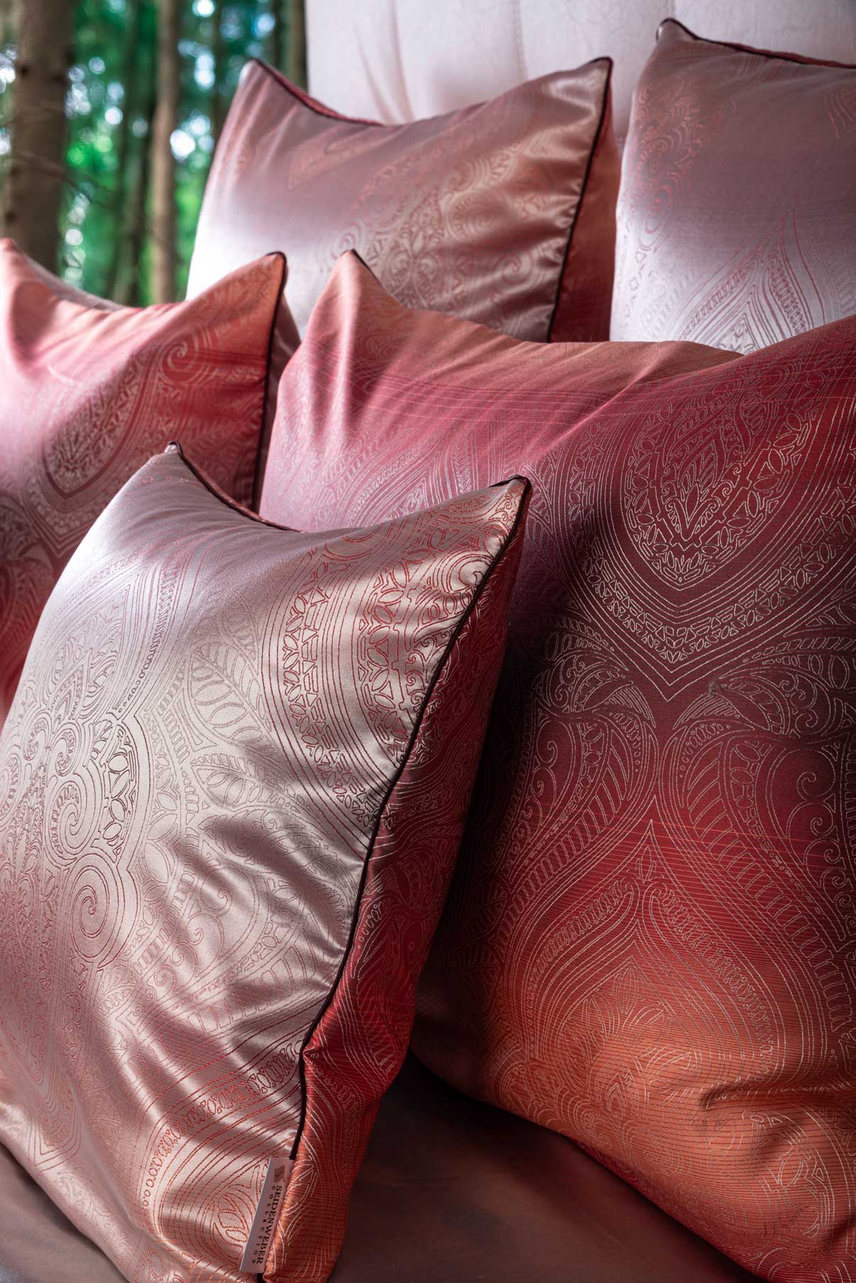 Juego de cama de lujo de seda jacquard - Lyra