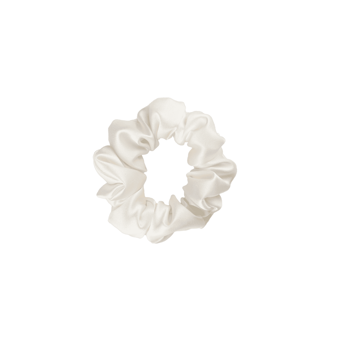 Natural Silk Scrunchie Medium