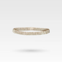 Minimal Natural Silk Headband - Golden Chapmpagne