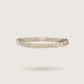 Minimal thin elastic silk headband in Golden Champagne, 100% mulberry silk, 23 momme, OEKO-TEX certified – SilkWide