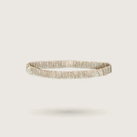 Minimal thin elastic silk headband in Golden Champagne, 100% mulberry silk, 23 momme, OEKO-TEX certified – SilkWide