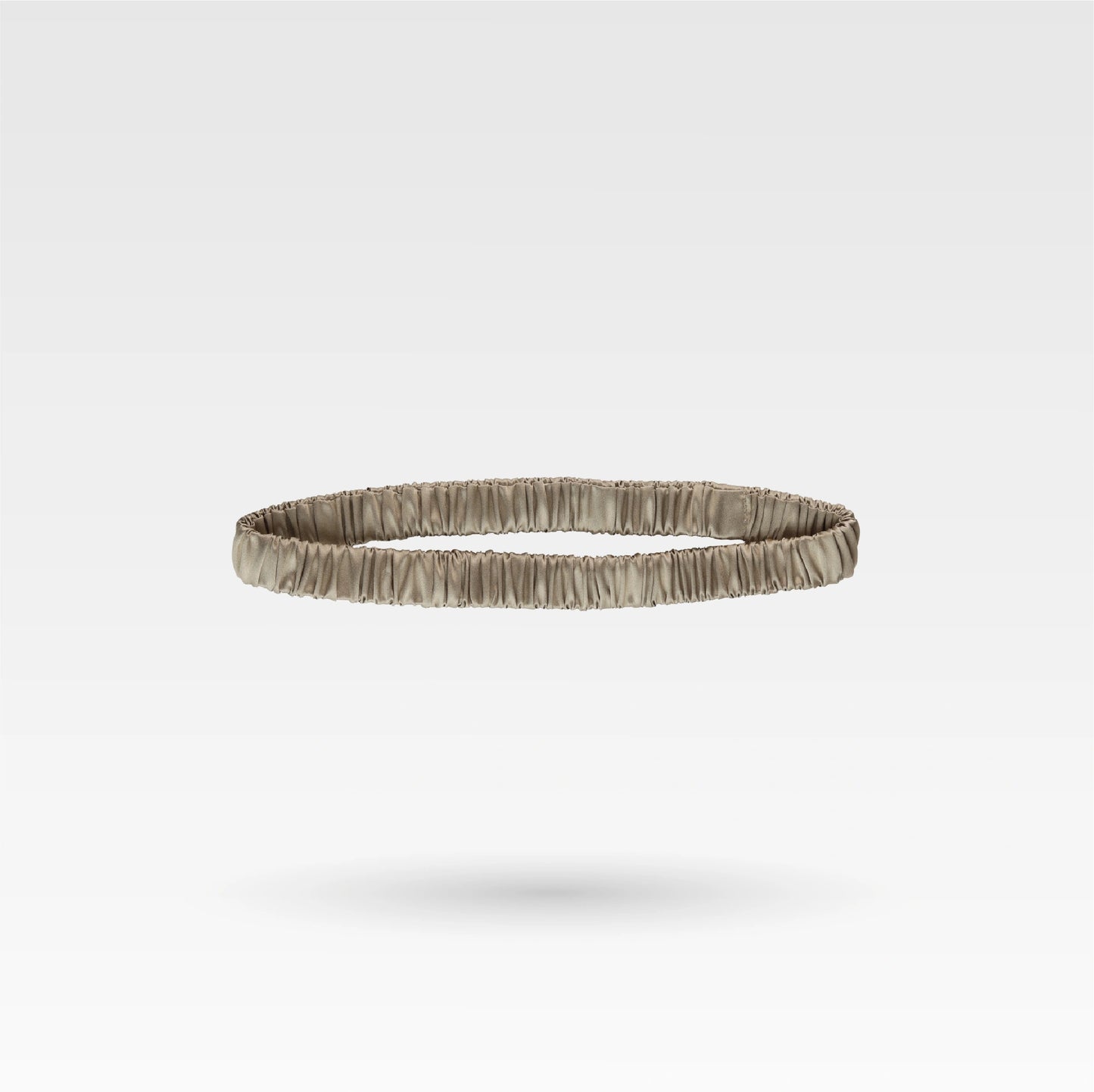 Minimal Natural Silk Headband - Desert Dune