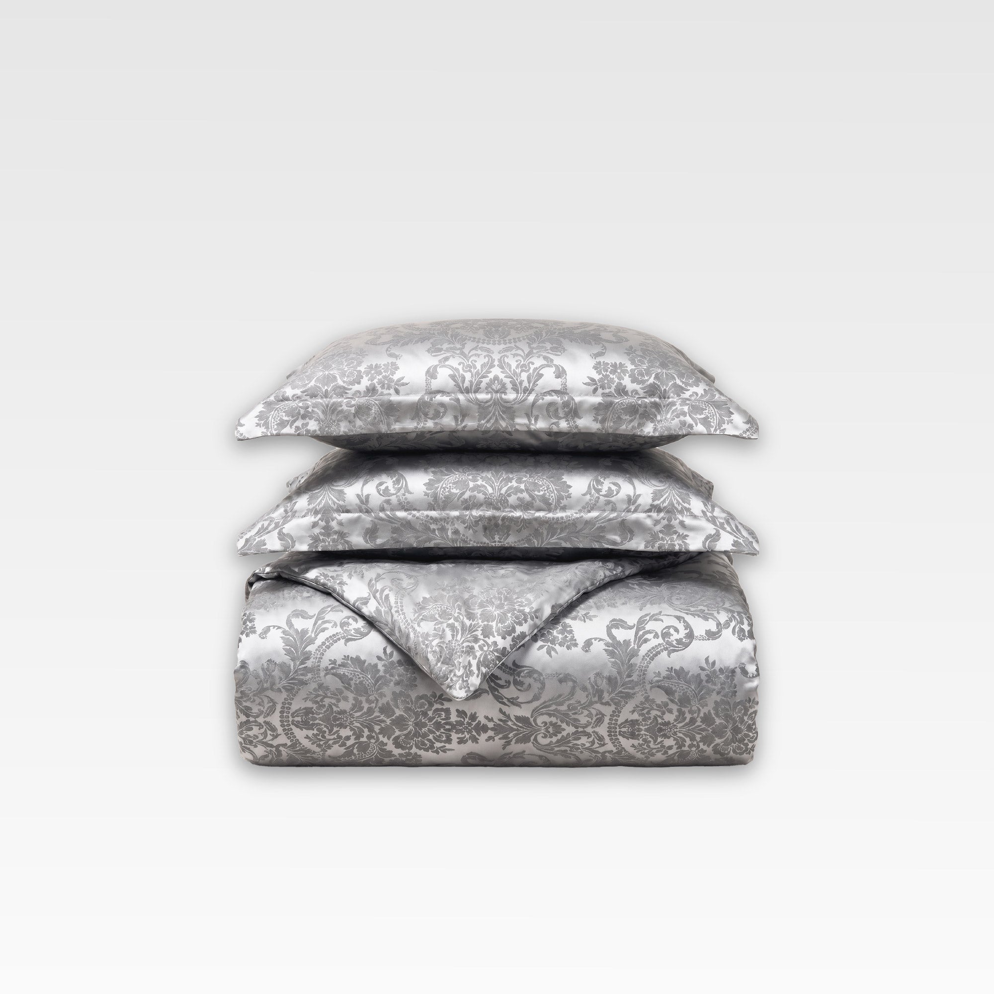 Jacquard Silk Duvet Cover Set - Portofino