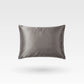 premium 100% natural mulberry silk pillowcase in ash gray color