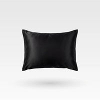 Premium Natural Silk Pillowcase - Midnight Black