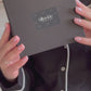 silk pillowcase in silver color unboxing