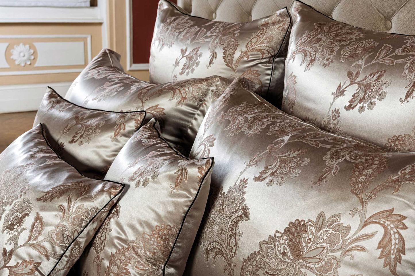 Juego de cama de lujo de seda jacquard - Alea
