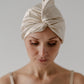 25 Momme Mulberry Silk Bonnet - Golden Champagne