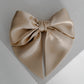Pure Silk Hair Bow Clip