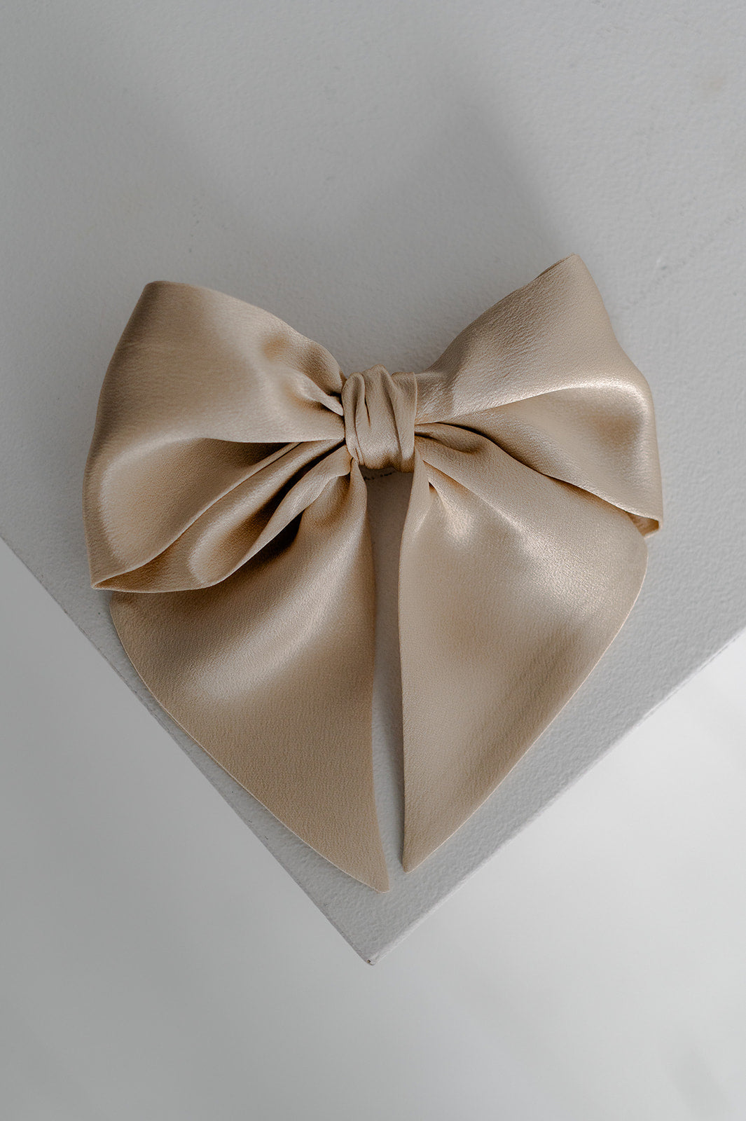Pure Silk Hair Bow Clip