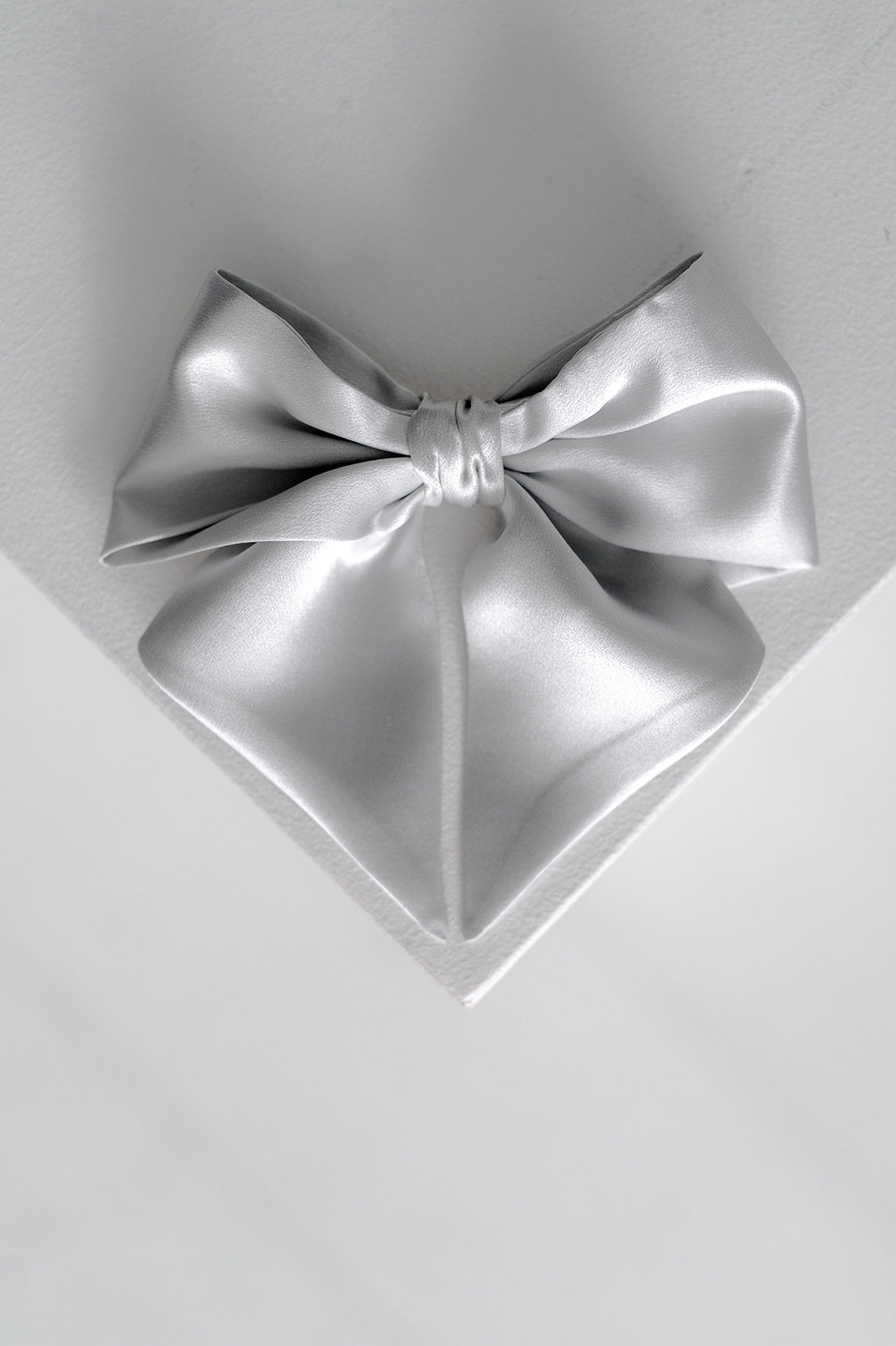 Pure Silk Hair Bow Clip