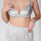 25 Momme Pure Mulberry Silk Bra - Stardust Silver