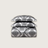 Jacquard silk duvet cover set Aviano with two pillowcases, 100% silk, 28 momme, OEKO-TEX certified, made in Germany – SilkWide