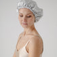 25 Momme Mulberry Silk Bonnet - Stardust Silver