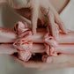 Heatless Mulberry Silk Hair Curler - Blush Pink